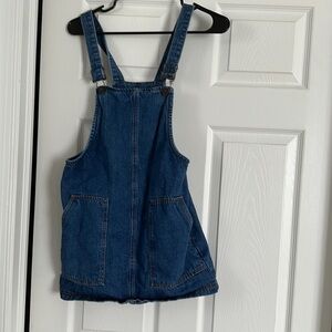 Jean overall dress